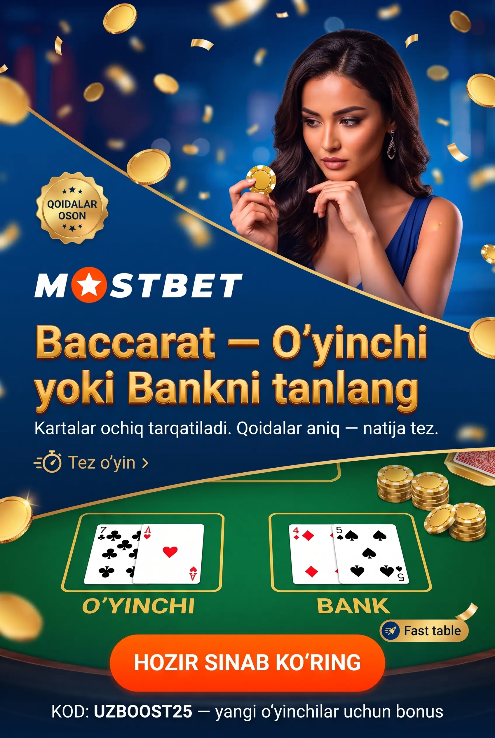 Baccarat o'yini
