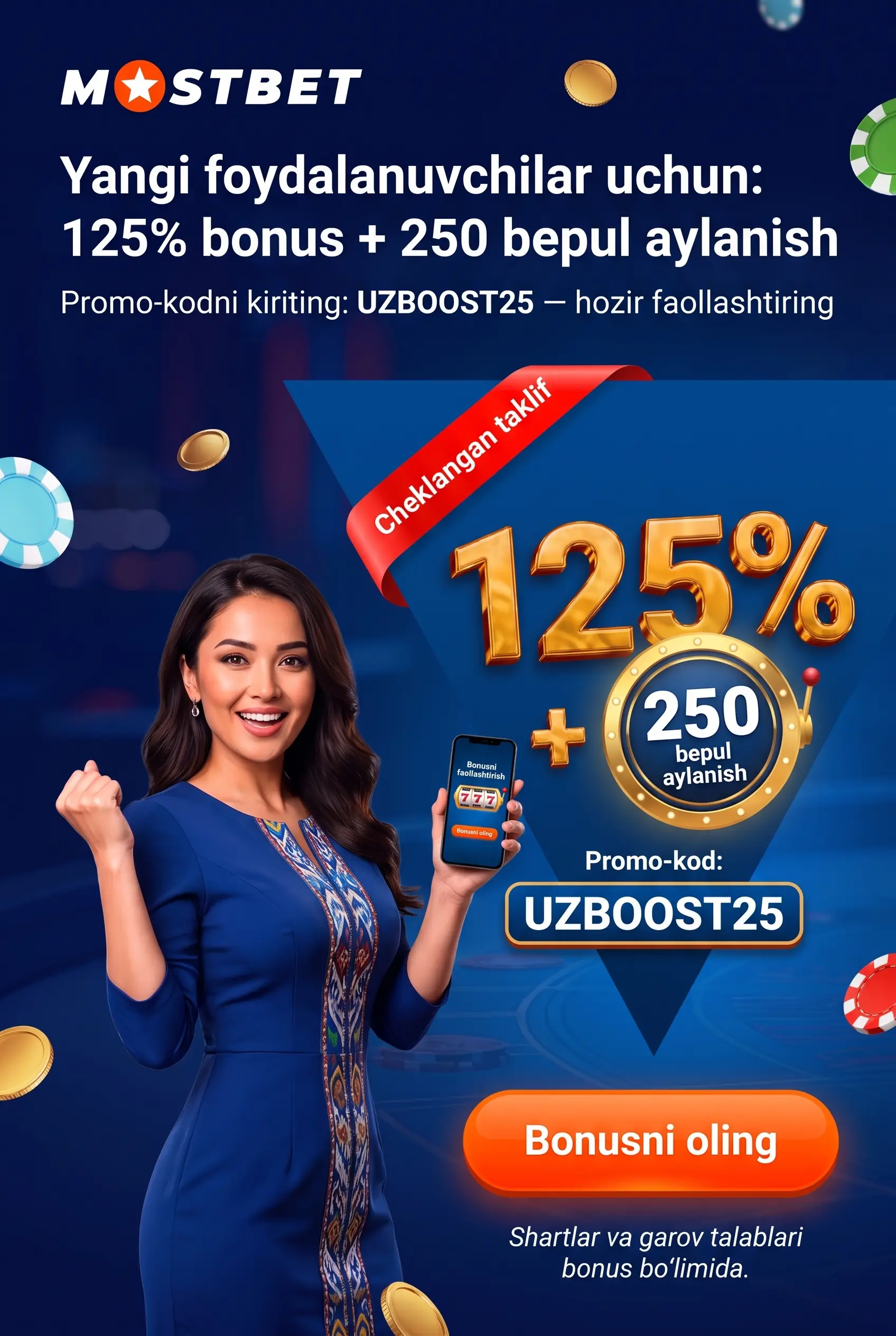 Mostbet bonuslariga umumiy nazar