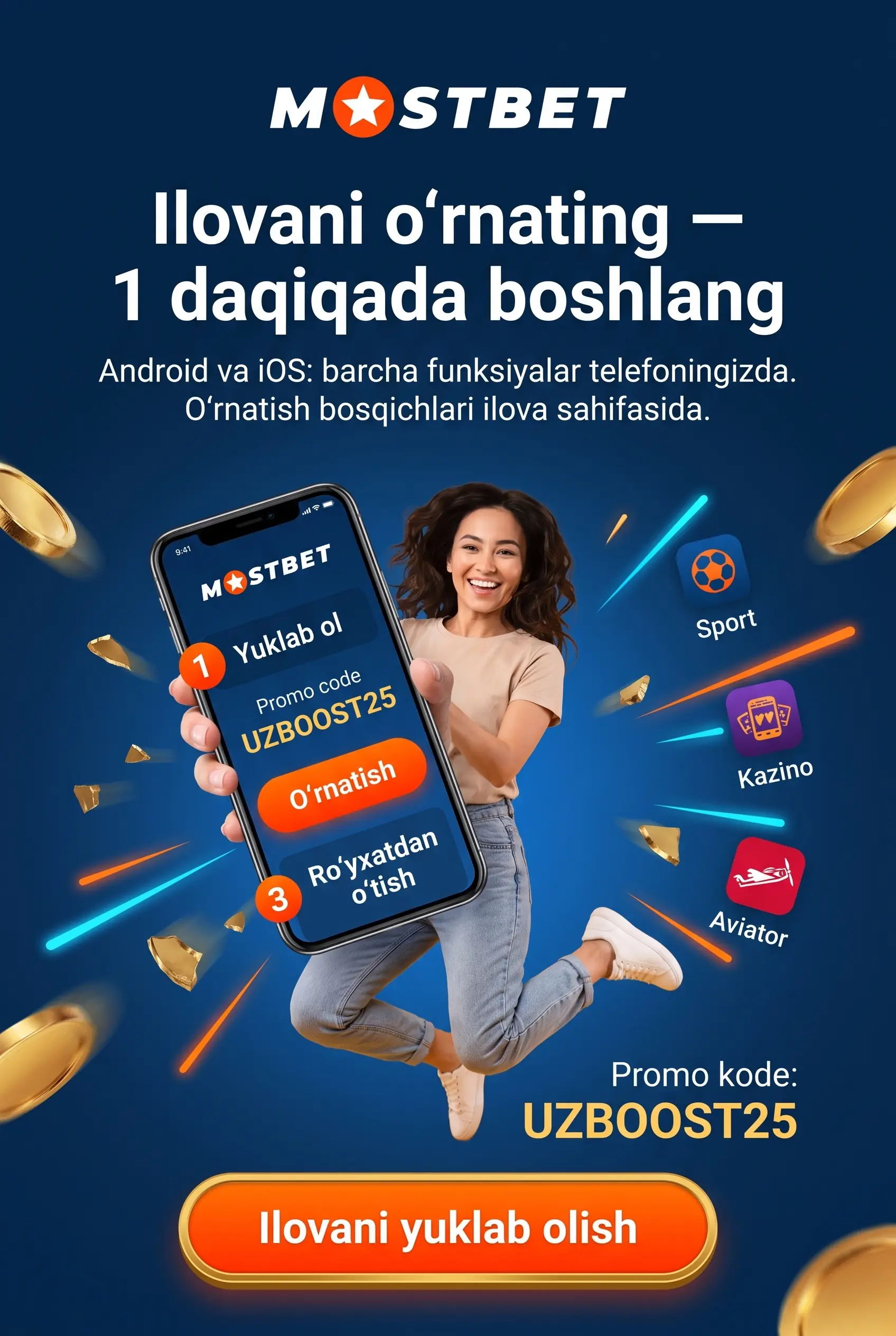 Platformaning mobil dasturi mavjudmi