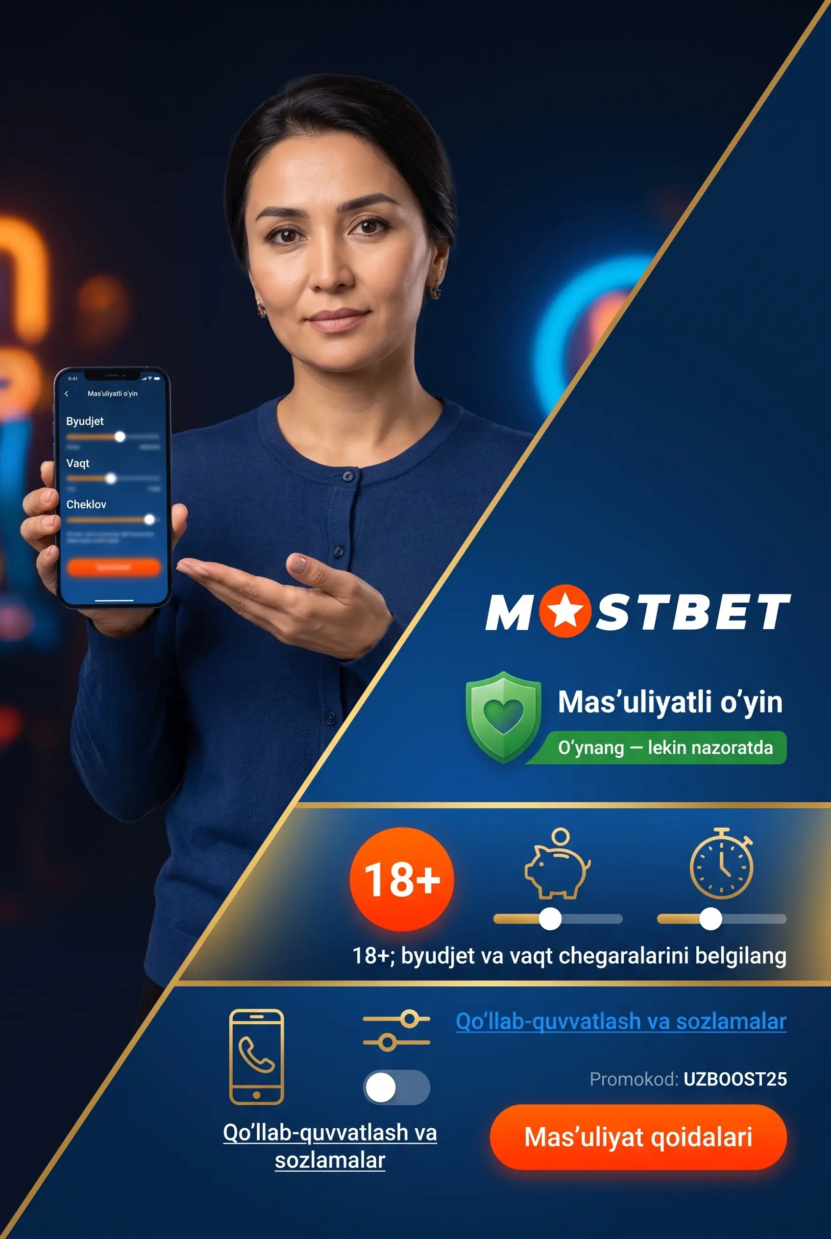 Responsible Gaming mas'uliyatli o'yin