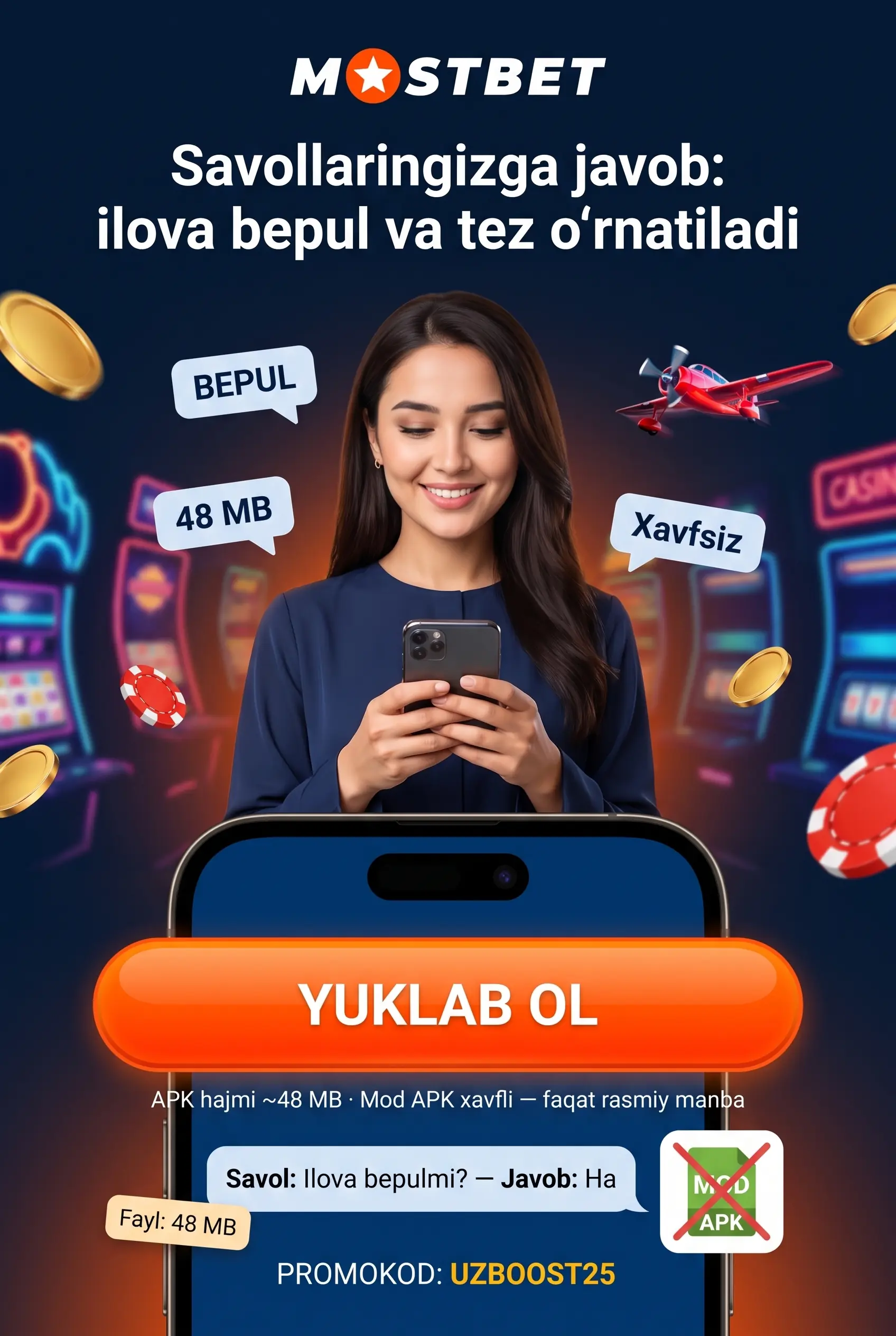 iPhone va Android foydalanuvchilari uchun savollar